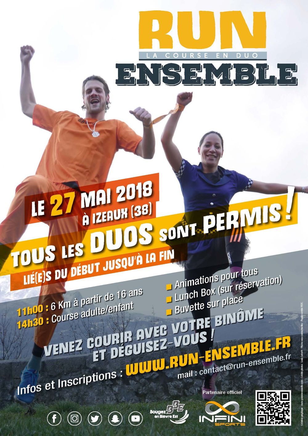 Run Ensemble course en Duo en Isère