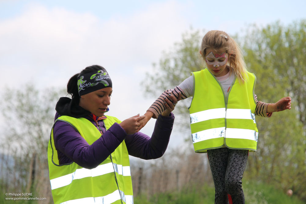 Course 3 km en duo avec des obstacles